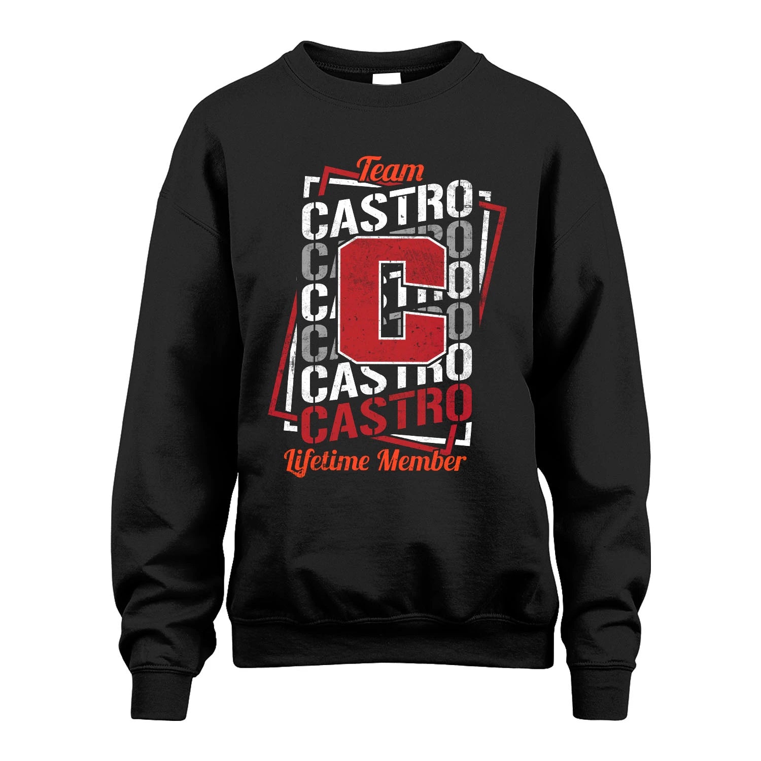 Team Your Name Lifetime Member Sporty Shirt CASTRO M1-25