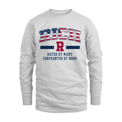 Hated By Many Confronted By None America Shirt RICH M1-10