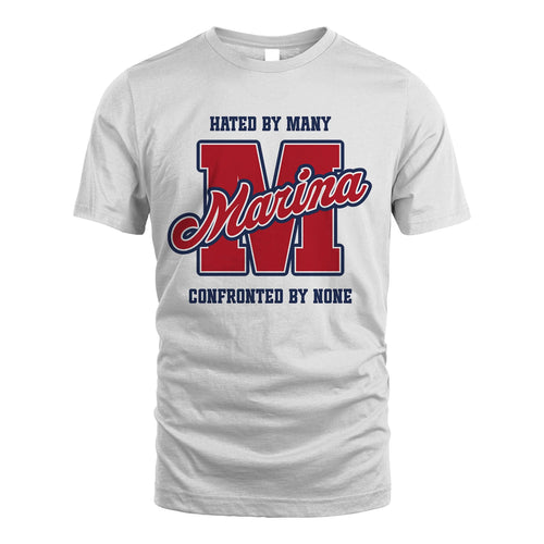 Hated By Many Confronted By None Personalized Name Shirt MARINA M1-8