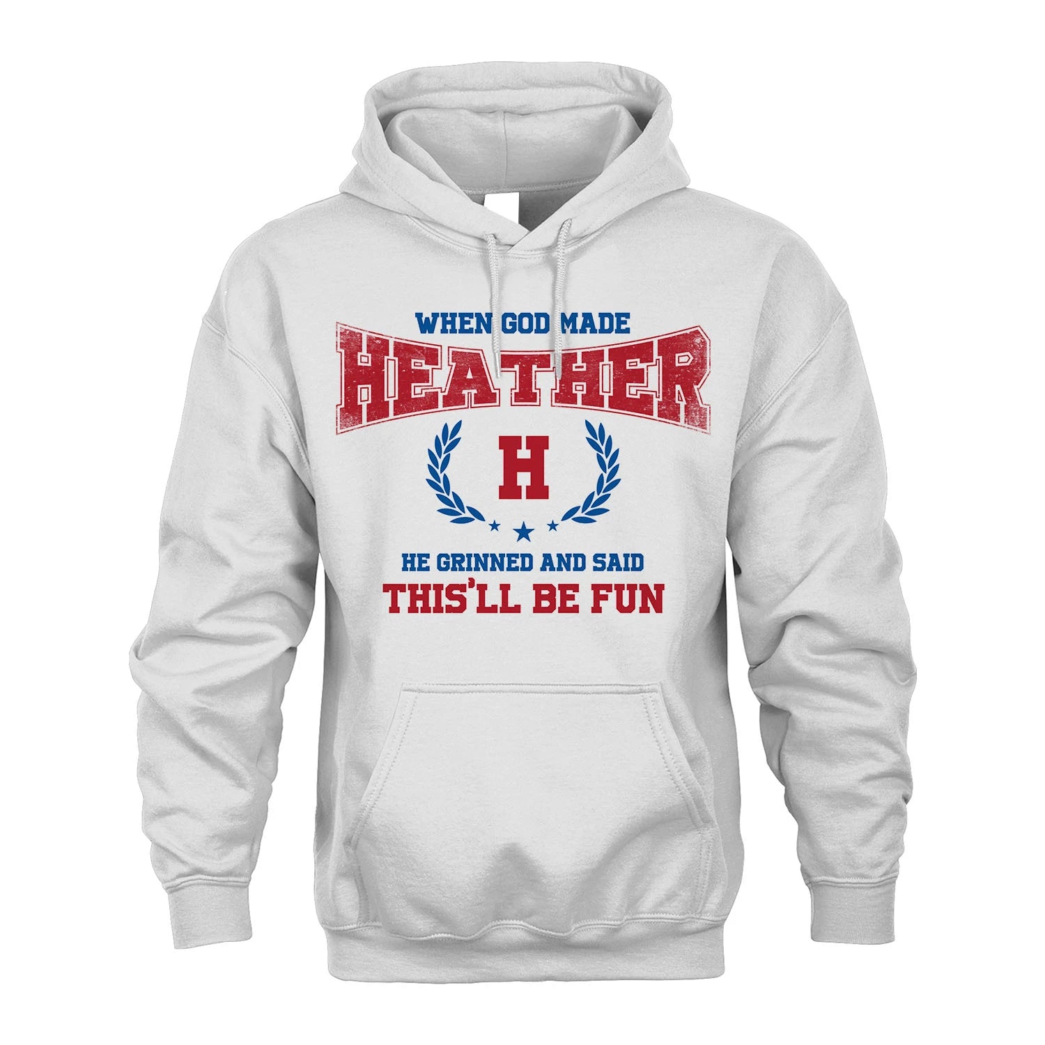 When God Made He Grinned And Said This'll Be Fun Shirt HEATHER M1-12
