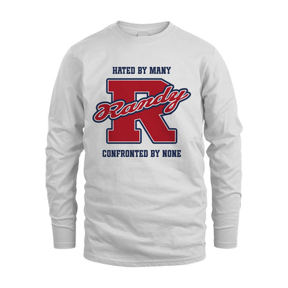 Hated By Many Confronted By None Personalized Name Shirt RANDY M1-8