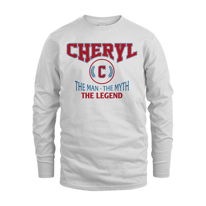 The Man The Myth The Legend Jet Style Shirt CHERYL M1-9