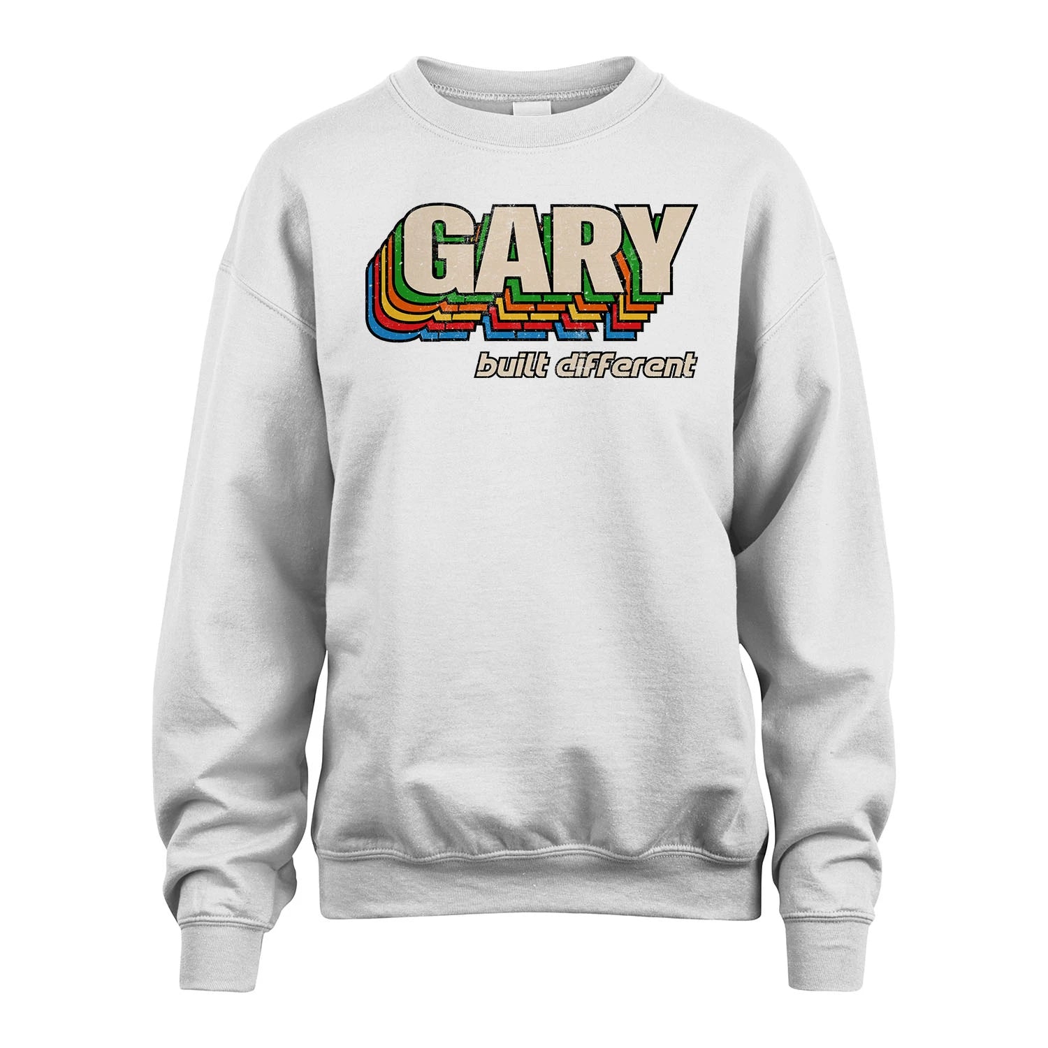 Your Name Built Different Retro Shirt GARY M1-26