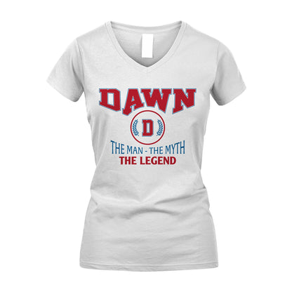 The Man The Myth The Legend Jet Style Shirt DAWN M1-9