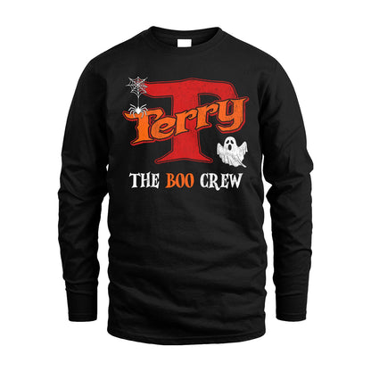 The Boo Crew Halloween Custom Name Shirt TERRY M1-22