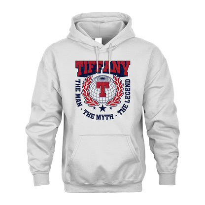 The Man The Myth The Legend Logo Shirt TIFFANY M1-30