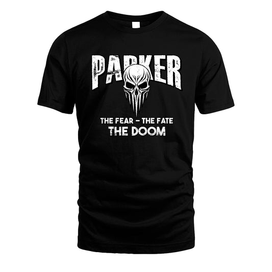 The Fear The Fate The Doom Skull Shirt PARKER M1-39