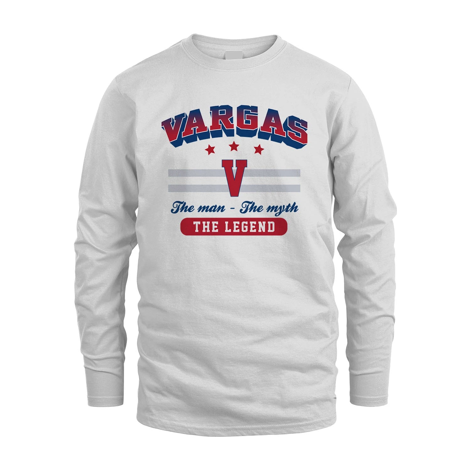 The Man The Myth The Legend With Your Name Shirt VARGAS M1-35