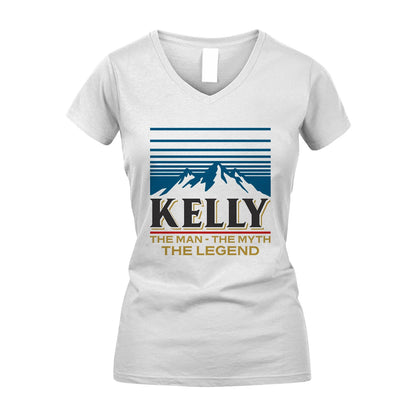 The Man The Myth The Legend Vintage Mountain Shirt KELLY M1-19