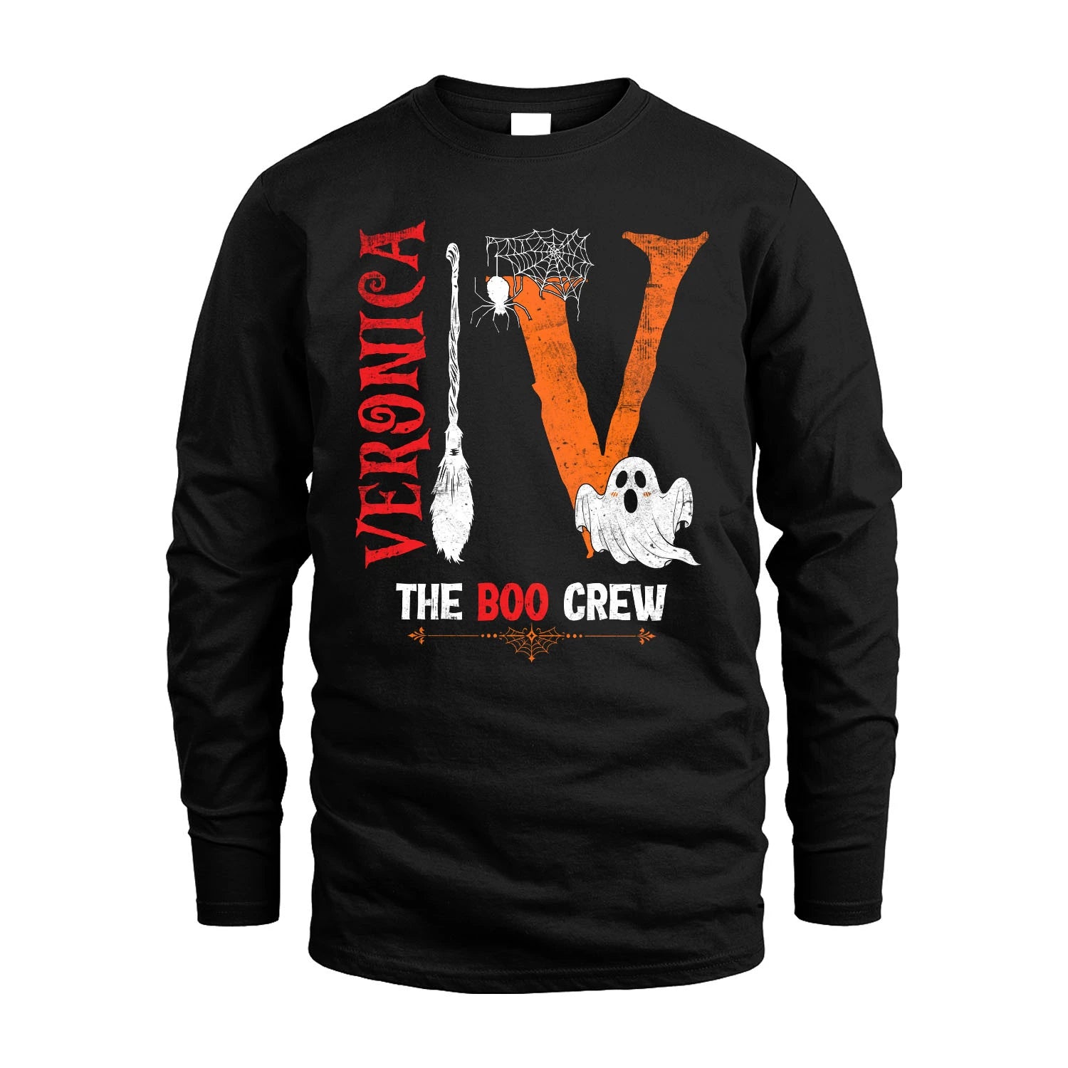 The Boo Crew Halloween With Your Name Shirt VERONICA M1-23