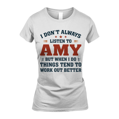 I Don't Always Listen To... AMY M1-2