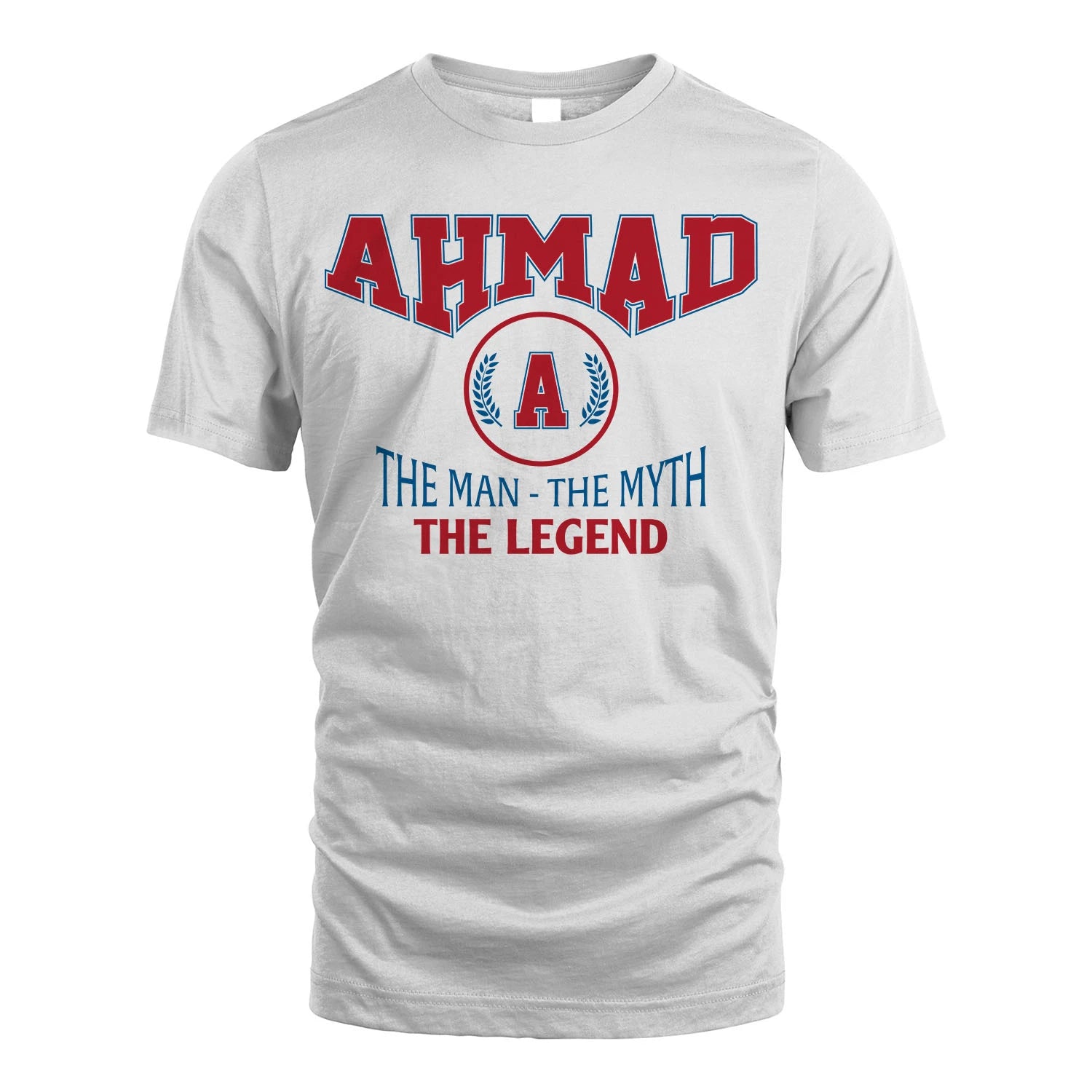 The Man The Myth The Legend Jet Style Shirt AHMAD M1-9