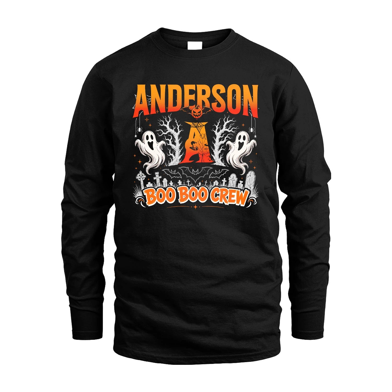 Boo Boo Crew Halloween Custom Name Shirt ANDERSON M1-28