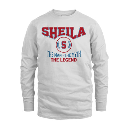 The Man The Myth The Legend Jet Style Shirt SHEILA M1-9