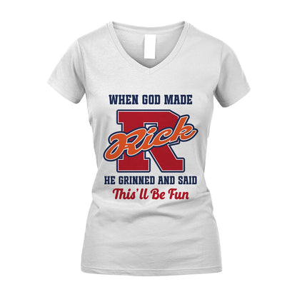 God Made Your Name Custom Shirt RICK M1-16