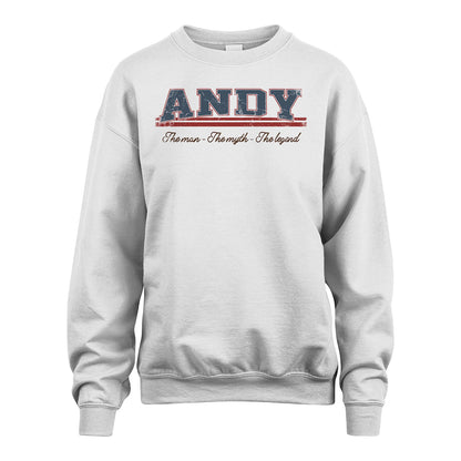 The Man The Myth The Legend Vintage Shirt ANDY M1-6