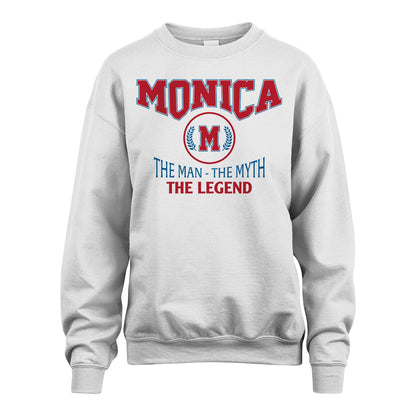 The Man The Myth The Legend Jet Style Shirt MONICA M1-9