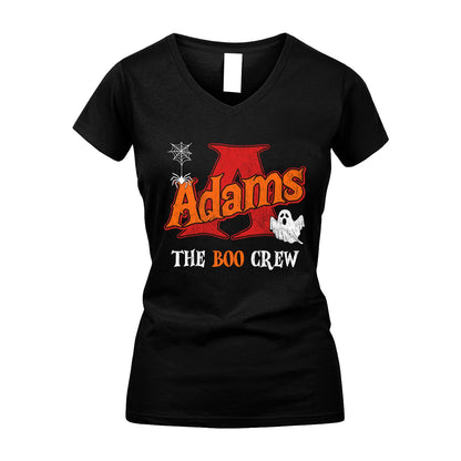 The Boo Crew Halloween Custom Name Shirt ADAMS M1-22
