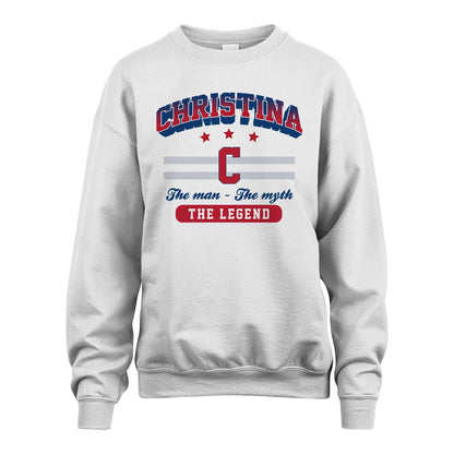 The Man The Myth The Legend With Your Name Shirt CHRISTINA M1-35