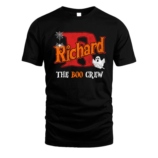 The Boo Crew Halloween Custom Name Shirt RICHARD M1-22