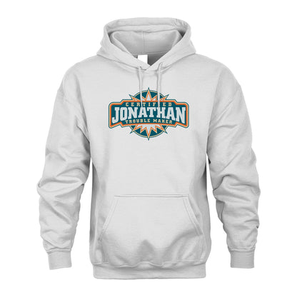 Certified Your Name Trouble Maker Shirt JONATHAN M1-36