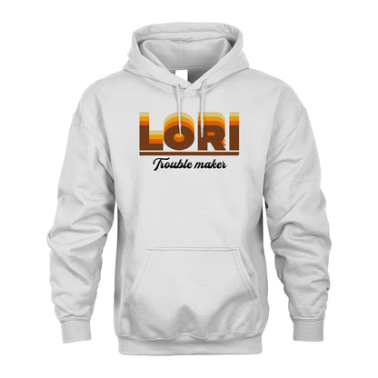 Your Name Trouble Maker Funny Shirt LORI M1-34