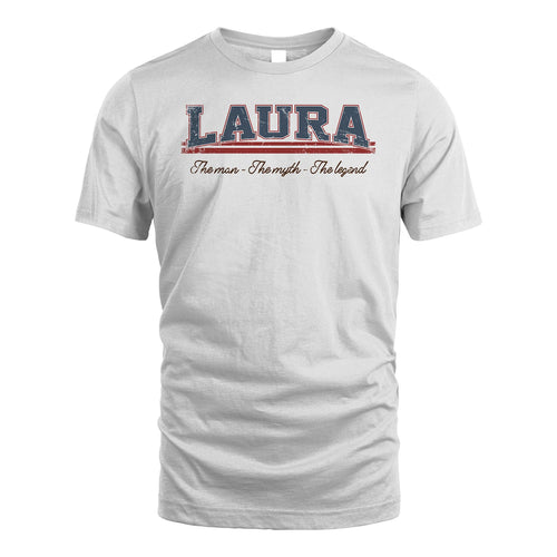 The Man The Myth The Legend Vintage Shirt LAURA M1-6