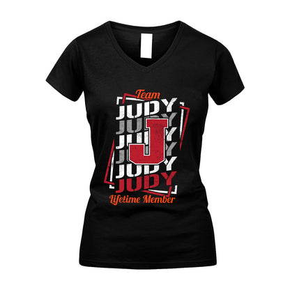 Team Your Name Lifetime Member Sporty Shirt JUDY M1-25