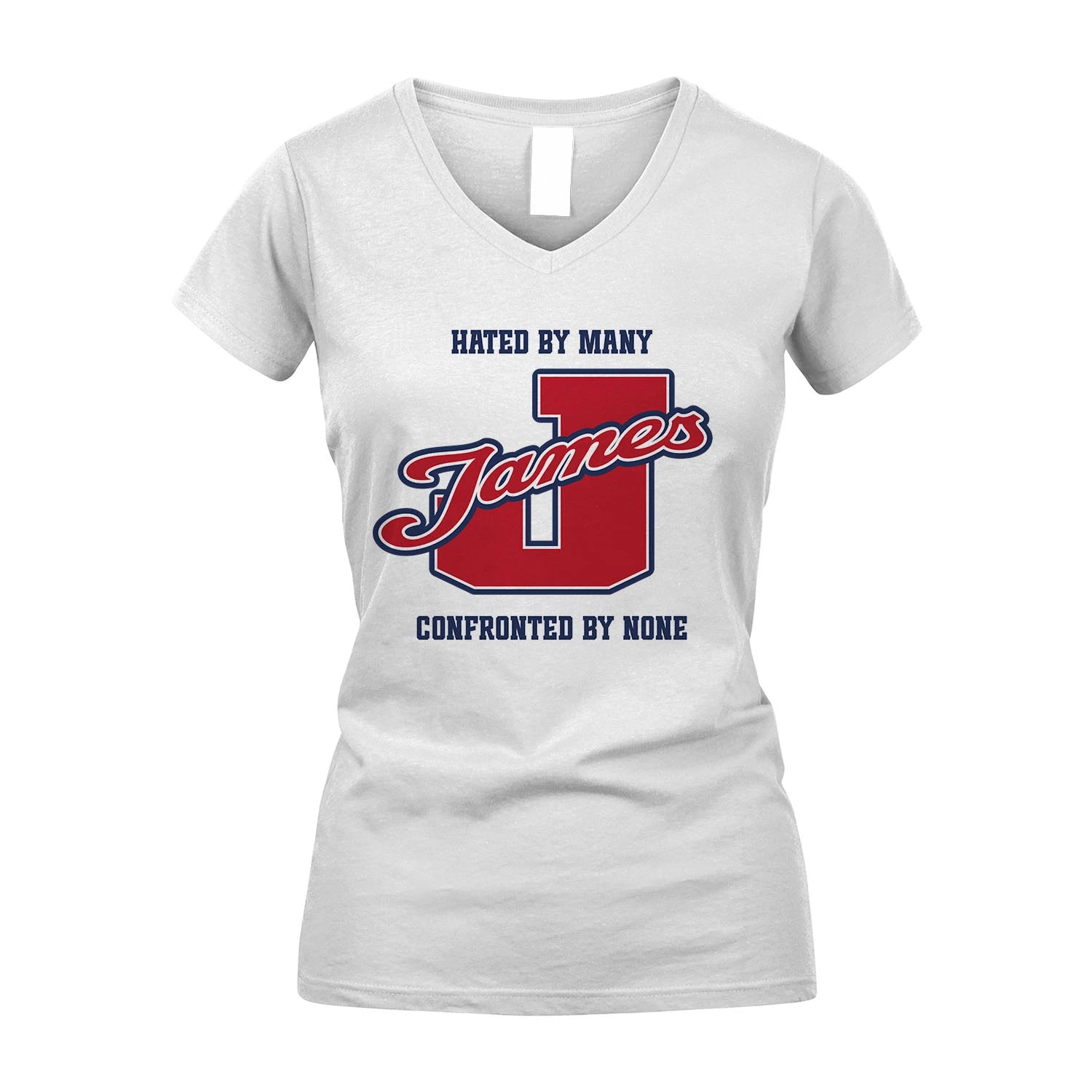 Hated By Many Confronted By None Personalized Name Shirt JAMES M1-8