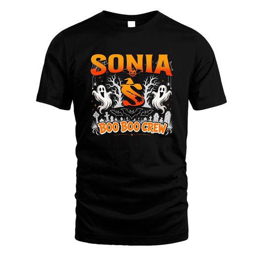Boo Boo Crew Halloween Custom Name Shirt SONIA M1-28