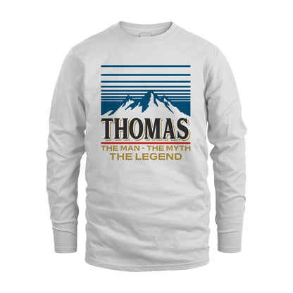 The Man The Myth The Legend Vintage Mountain Shirt THOMAS M1-19