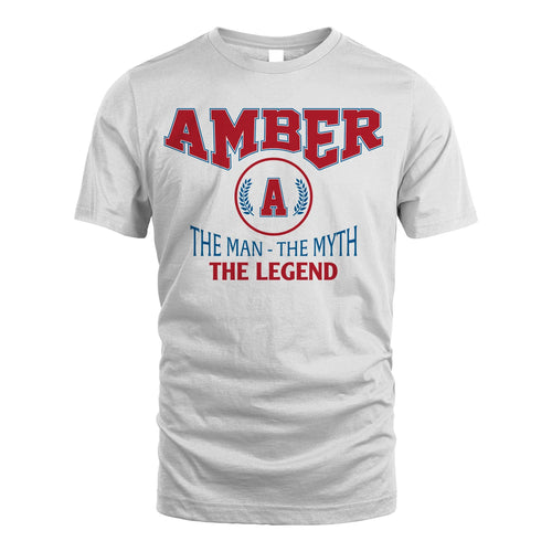The Man The Myth The Legend Jet Style Shirt AMBER M1-9