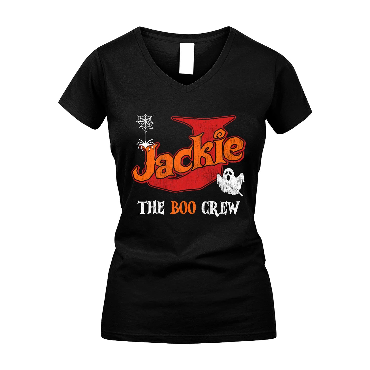 The Boo Crew Halloween Custom Name Shirt JACKIE M1-22