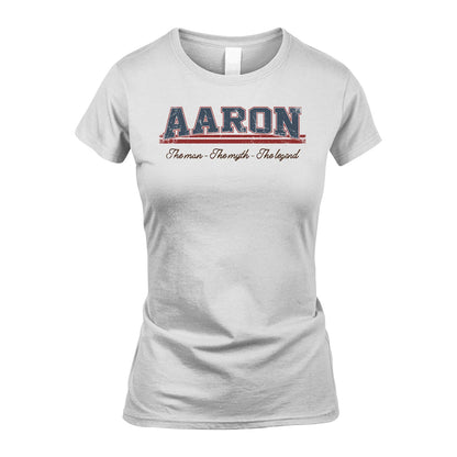 The Man The Myth The Legend Vintage Shirt AARON M1-6