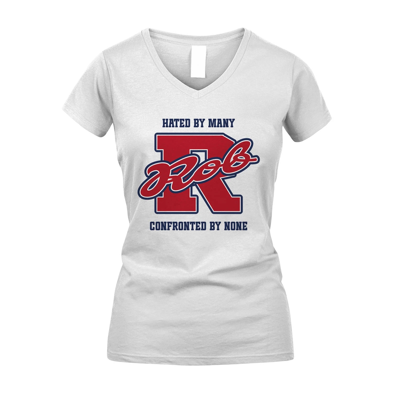 Hated By Many Confronted By None Personalized Name Shirt ROB M1-8