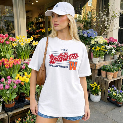 Team Your Name Lifetime Member Vintage Shirt WATSON M1-24