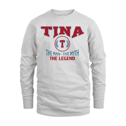 The Man The Myth The Legend Jet Style Shirt TINA M1-9