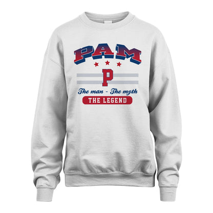 The Man The Myth The Legend With Your Name Shirt PAM M1-35