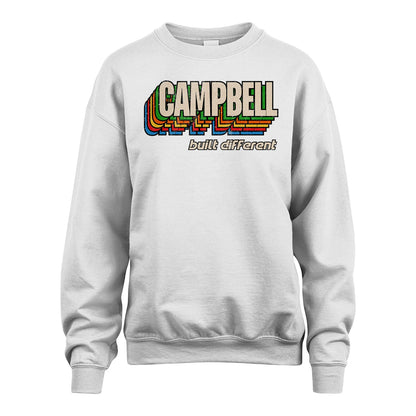 Your Name Built Different Retro Shirt CAMPBELL M1-26