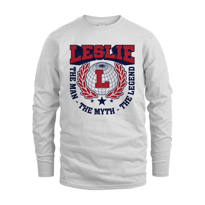 The Man The Myth The Legend Logo Shirt LESLIE M1-30