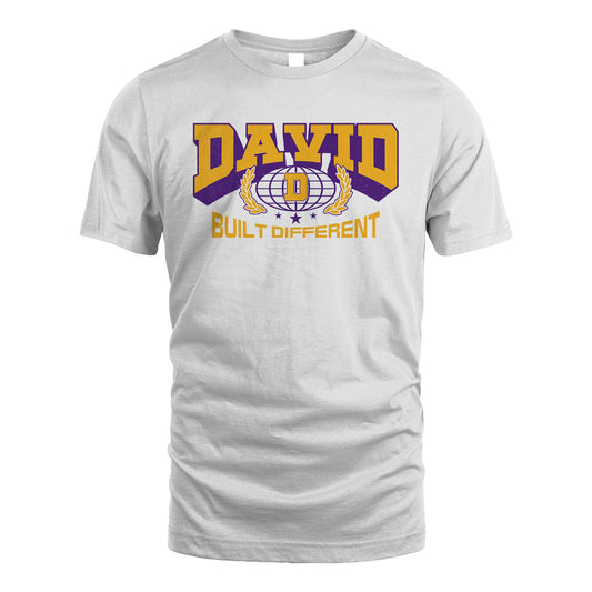 Your Name Built Different Sporty Shirt DAVID M1-32