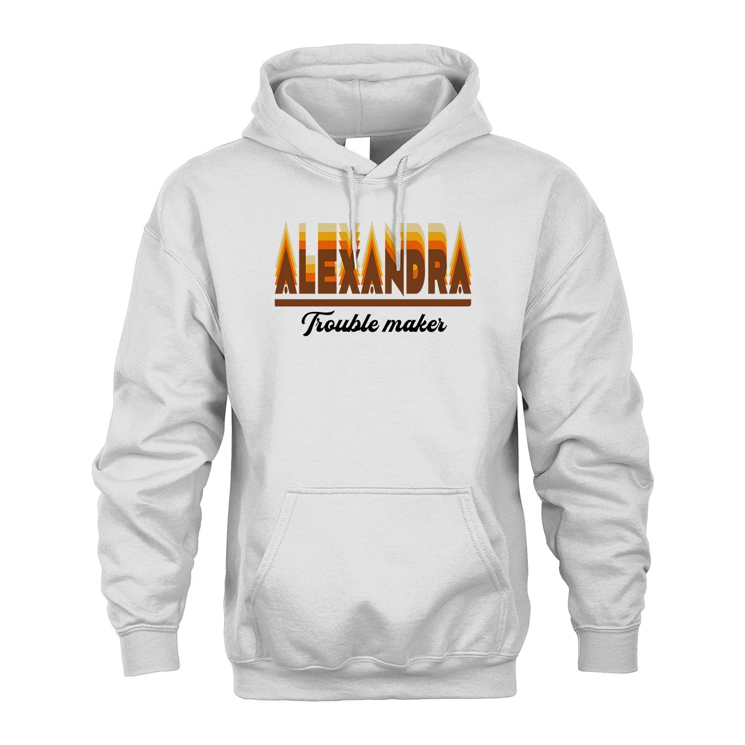 Your Name Trouble Maker Funny Shirt ALEXANDRA M1-34
