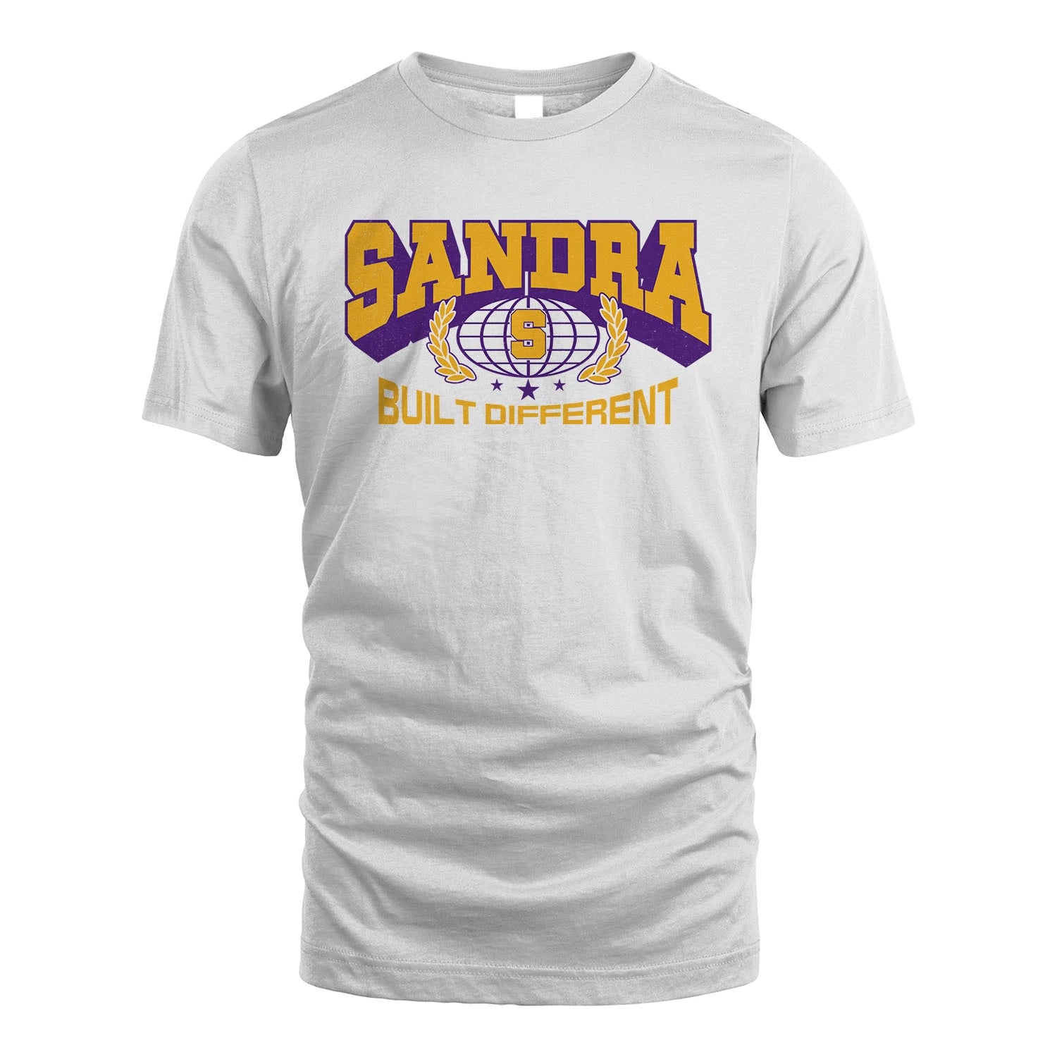Your Name Built Different Sporty Shirt SANDRA M1-32