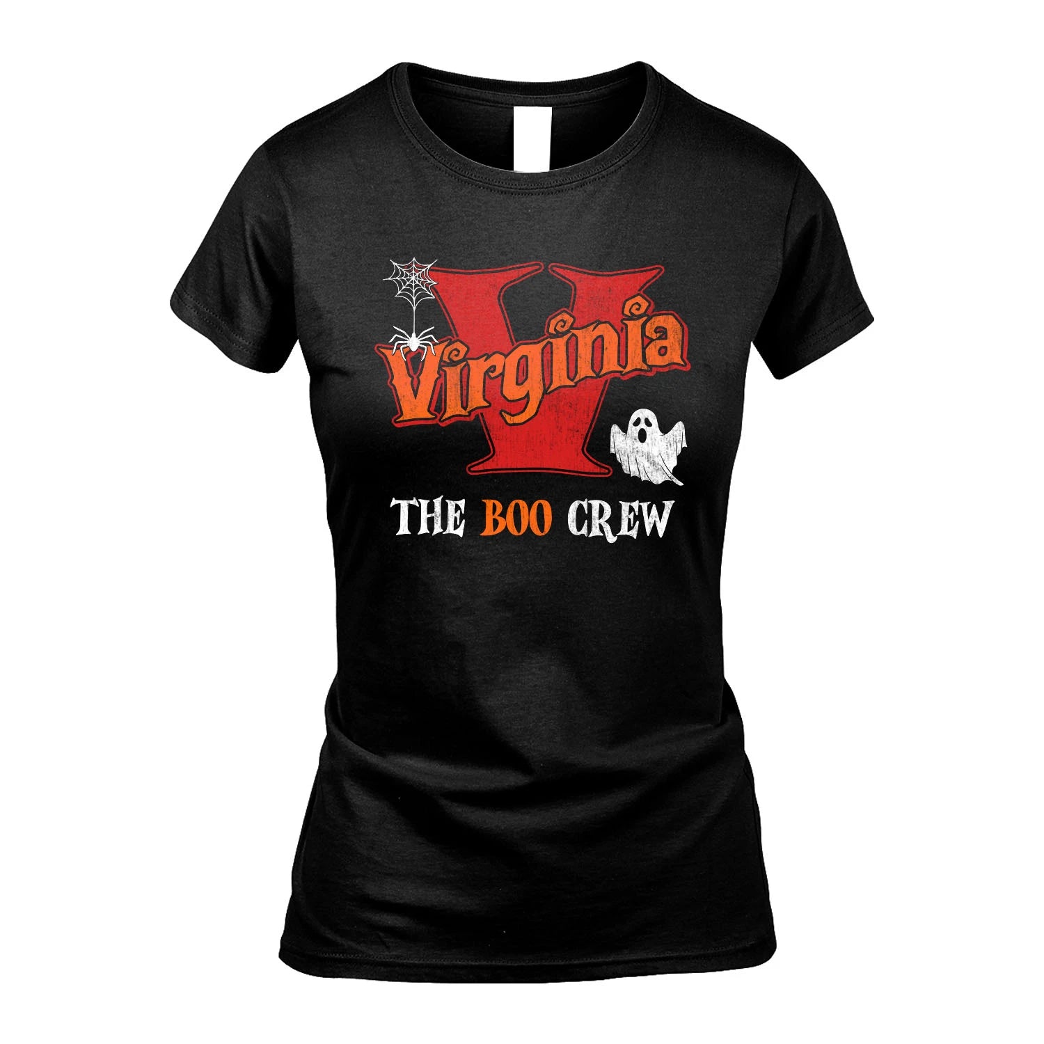The Boo Crew Halloween Custom Name Shirt VIRGINIA M1-22
