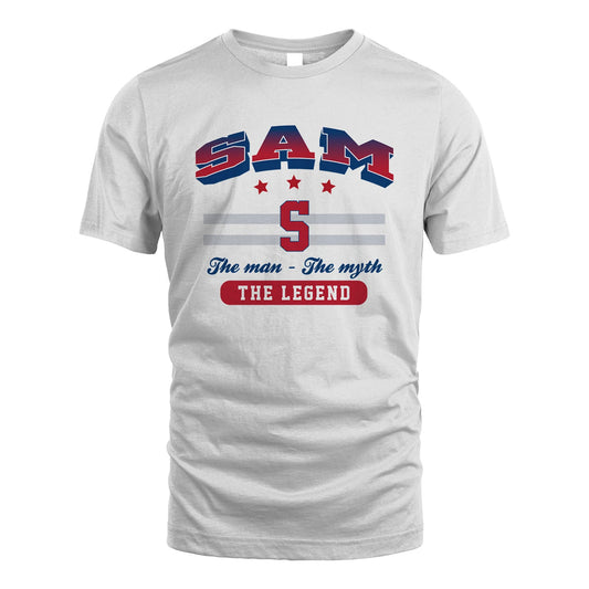 The Man The Myth The Legend With Your Name Shirt SAM M1-35