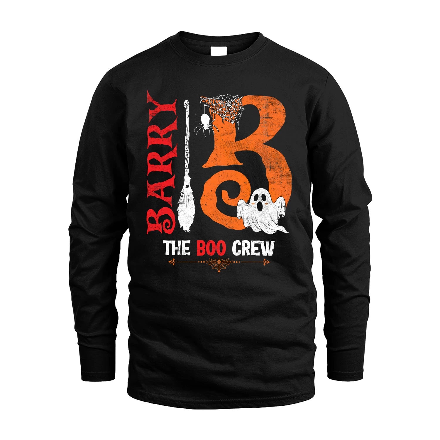 The Boo Crew Halloween With Your Name Shirt BARRY M1-23