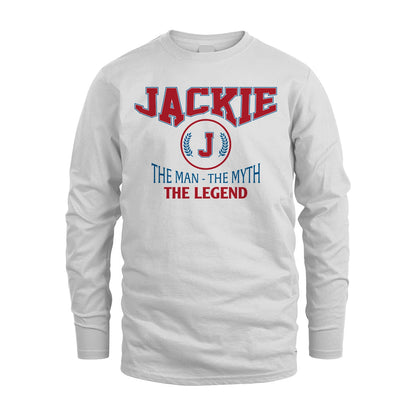 The Man The Myth The Legend Jet Style Shirt JACKIE M1-9