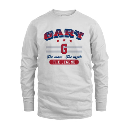 The Man The Myth The Legend With Your Name Shirt GARY M1-35