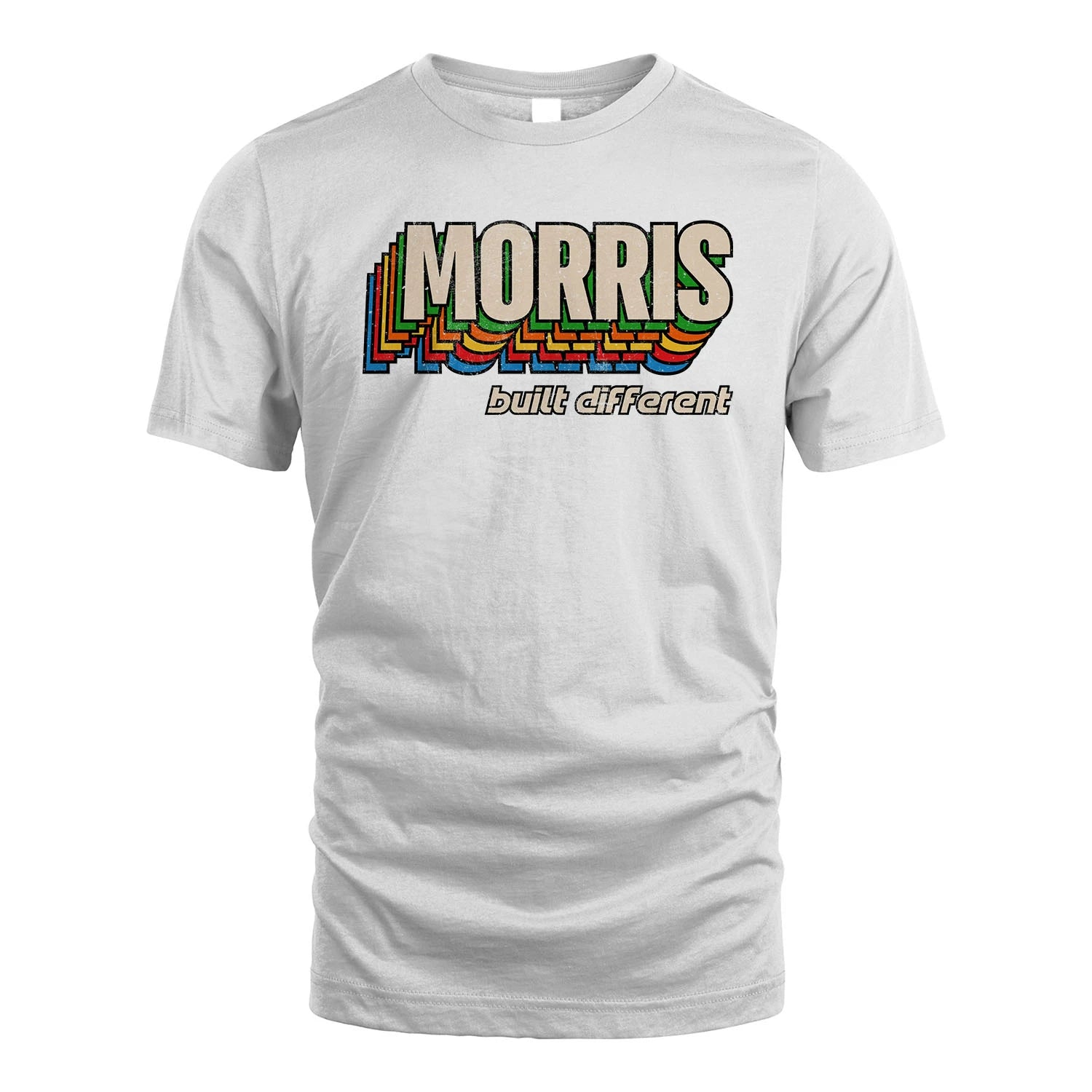 Your Name Built Different Retro Shirt MORRIS M1-26