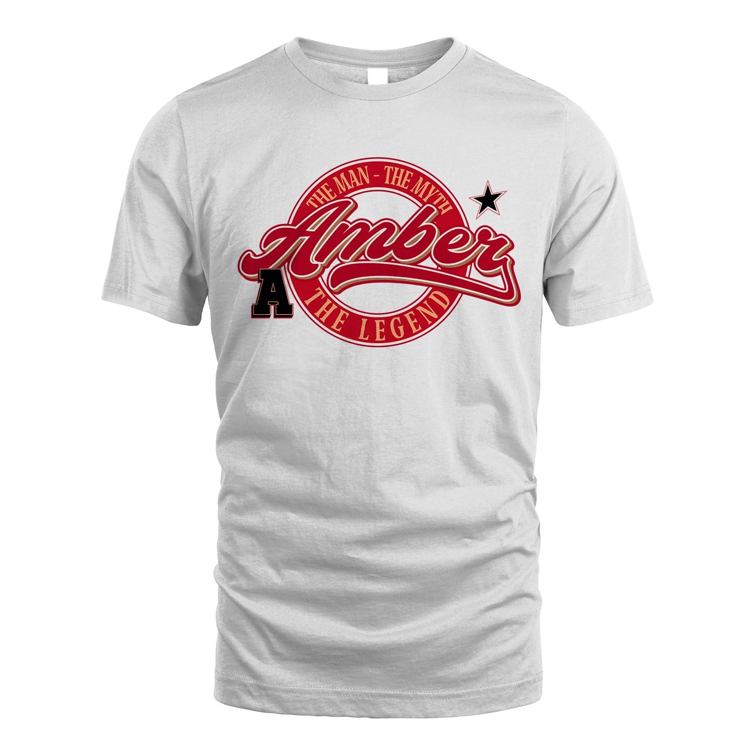 The Man The Myth The Legend Sporty Shirt AMBER M1-14